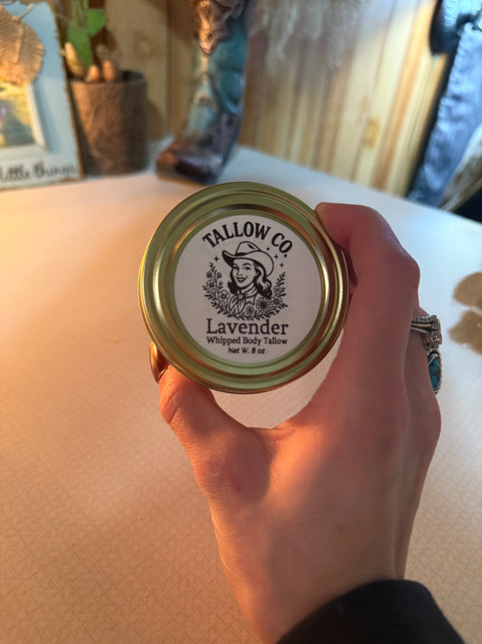 Lavender Whipped Tallow 4 oz.